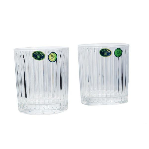 SKYLINE Set 6 pahare cristal Bohemia whisky 320 ml