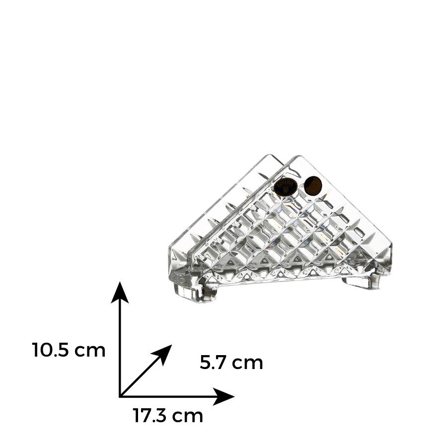 Suport servetele cristal Bohemia 17 cm - 2 | YEO