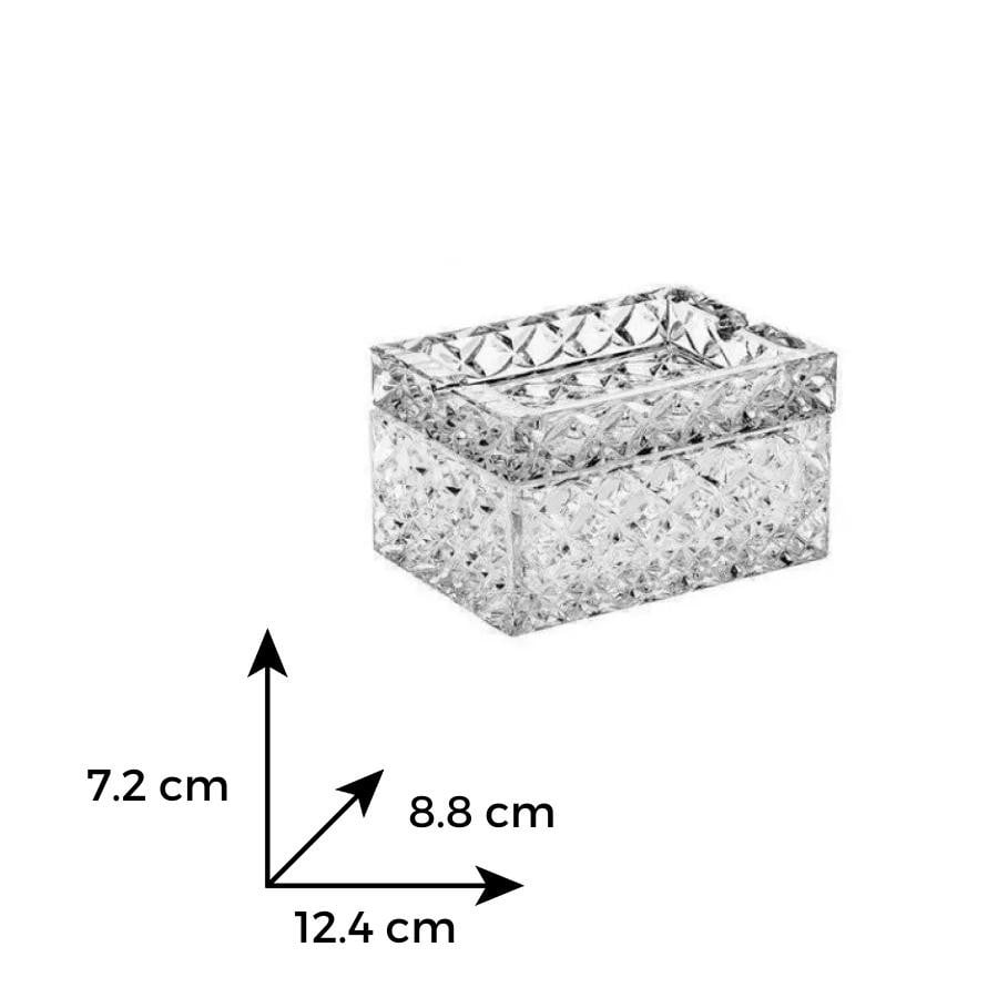 Tabachera cristal Bohemia 12 cm - 2 | YEO