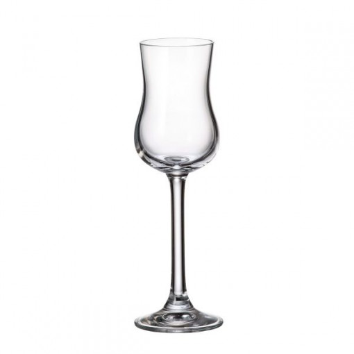 COLIBRI Set 6 pahare sticla cristalina Bohemia grappa 85 ml