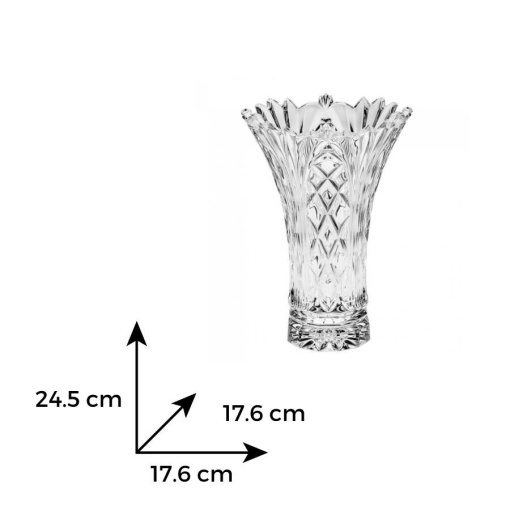 OXFORD - Vaza Cristal Bohemia 24.5 cm (80214-29500-245)