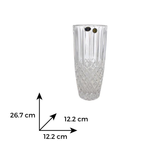 Vaza dreapta Cristal Bohemia 27 cm (80812-60510-270)