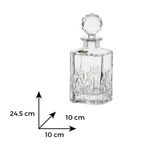 YORK - Decanter whisky Cristal Bohemia 800 ml (41081-11035-080)