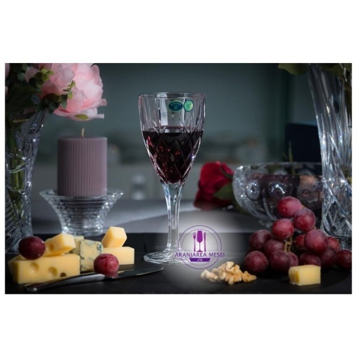 VIBES Set 6 pahare cristal vin 250 ml