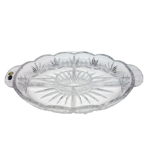 Platou oval compartimentat Cristal Bohemia 40.5 cm (90101-67410-405)