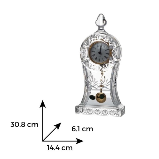 Ceas cu pendul Cristal Bohemia 30.5 cm (79413-67410-305)