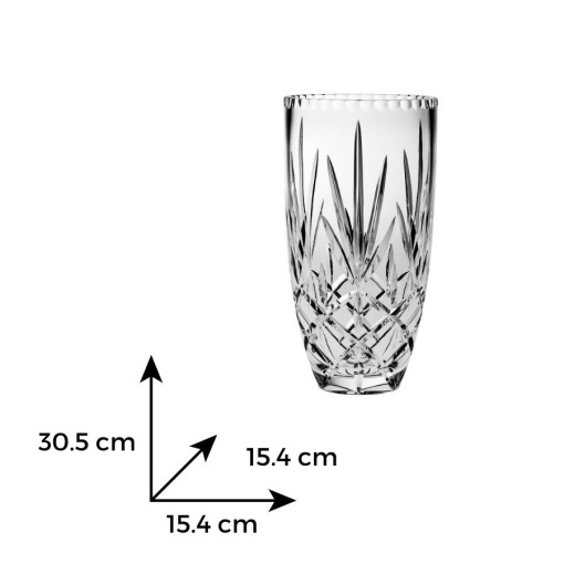 CHRISTIE - Vaza dreapta Cristal Bohemia 30.5 cm (80815-03055-305)