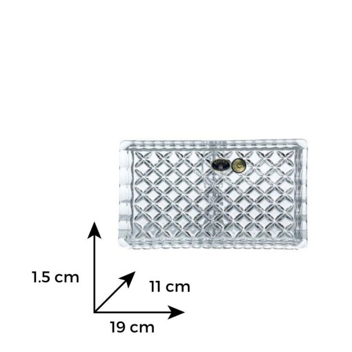 Set servire cafea Cristal Bohemia (4 piese) (99999-14100-004) -  DIMENSIUNI TAVA