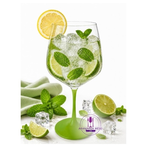 AMSTERDAM Set 4 pahare sticla cristalina Bohemia Gin Tonic 580 ml (GIN580)