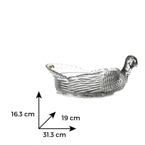 Bol Cristal Bohemia model PAUN 32 cm (69301-69731-315)