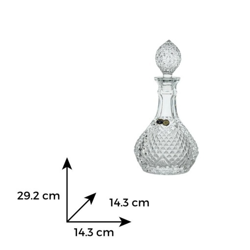 DAPHNE - Decanter Cristal Bohemia sherry 750 ml (40700-02000-075)