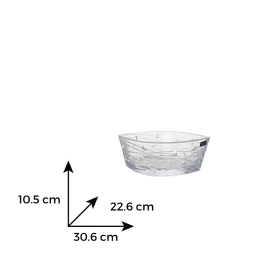 LABYRINTH - Bol sticla cristalina Bohemia 30.5 cm (6K878-99J52-305)