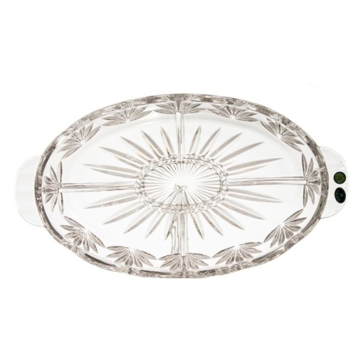 Platou oval compartimentat Cristal Bohemia 40.5 cm (90101-67410-405)