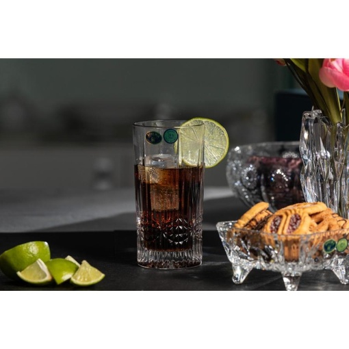 VIBES Set pahare 6 cristal Bohemia apa / suc 350 ml