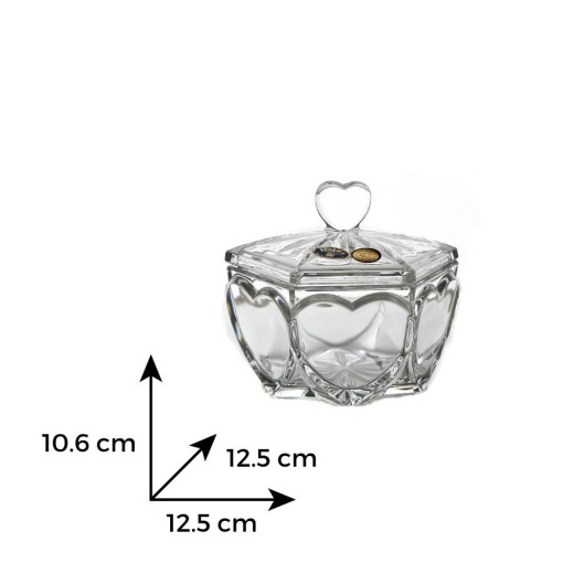 Bomboniera Cristal Bohemia model INIMIOARE  (57400-57000-130)