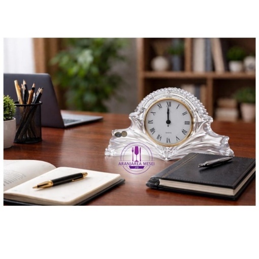 Ceas pentru semineu Cristal Bohemia 27 cm (77240-62430-270)