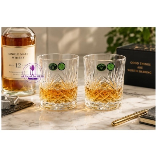 Pahare whisky Cristal Bohemia 270 ml (set 6 bucati) (20475-04315-270)