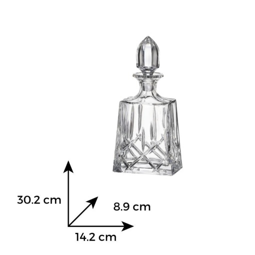 SHEFFIELD - Decanter whisky Cristal Bohemia 1000 ml (46100-52820-100)
