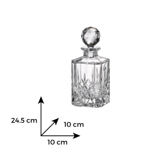 BRIXTON Decanter cristal Bohemia whisky 800 ml ( 41081-11038-080)