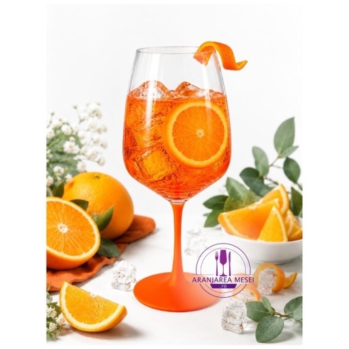 MILANO Set 4 pahare sticla cristalina Bohemia Italian Spritz 560 ml (Spritz560)