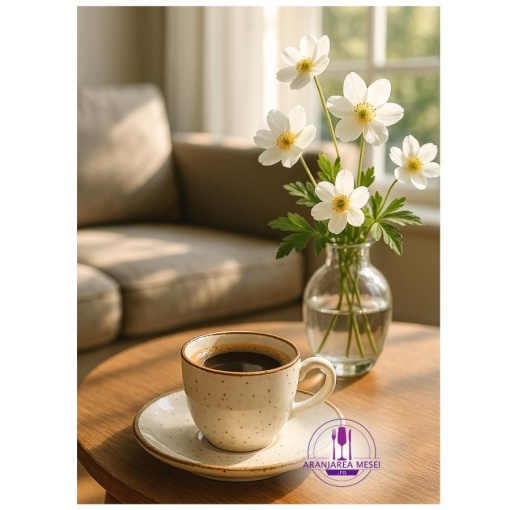 NAXOS Serviciu cafea portelan 6 persoane 90 ml