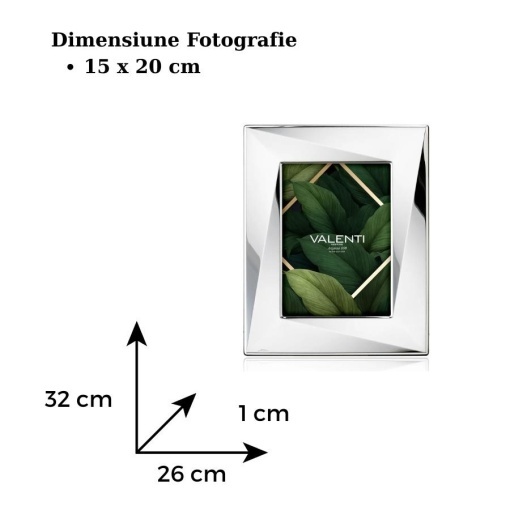 Rama foto Argint Moderno 15x20 cm (61004-4XL)