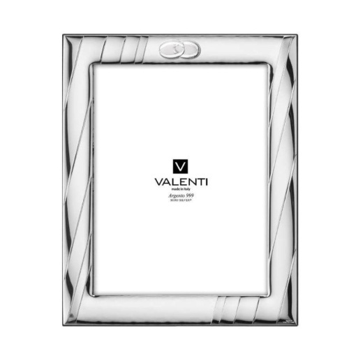 Rama Foto Argint "ROMA" 20x25 cm - verighete cadou Nunta (51076-6L)