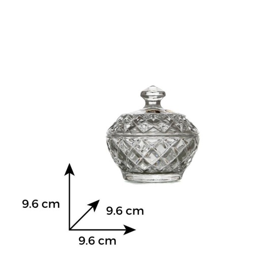Set servire cafea Cristal Bohemia (4 piese) (99999-14100-004) - DIMENSIUNI ZAHARNITA