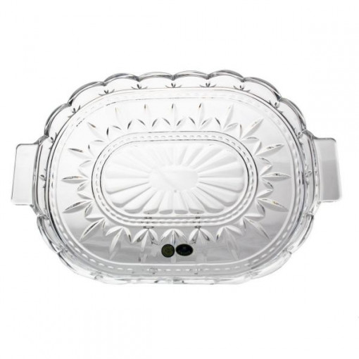 Platou cristal Bohemia 36.5 cm