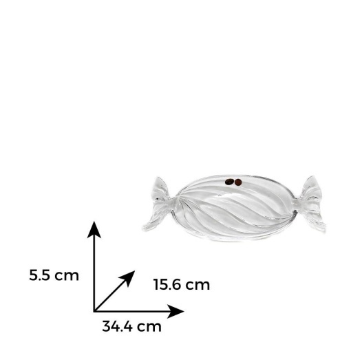 Platou cristal Bohemia Bonbon 34.5 cm (62901-59000-345)