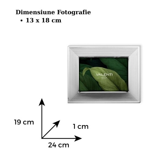 Rama foto Argint "Mannheim" 13x18 cm (52076-4L)