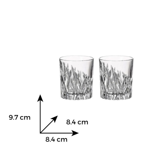 WICKER - Pahare whisky Cristal Bohemia 320 ml (set 6 bucati) (20309-22582-320)