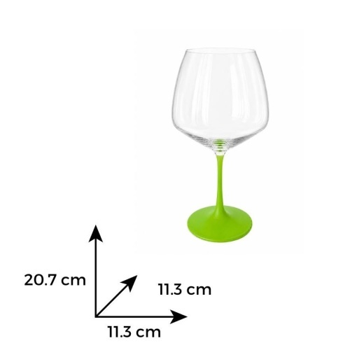 AMSTERDAM Set 4 pahare sticla cristalina Bohemia Gin Tonic 580 ml (GIN580)