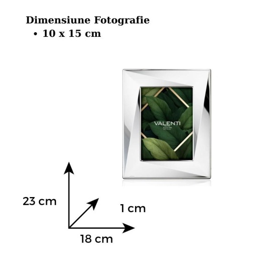 Rama foto Argint "Moderno" 10x15 cm (61004-3XL)