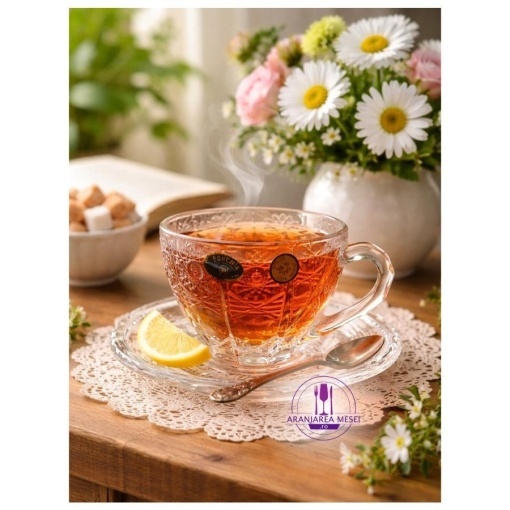 Set 6 cafea Cristal Bohemia 6 persoane (12 piese)  (99999-57030-625)