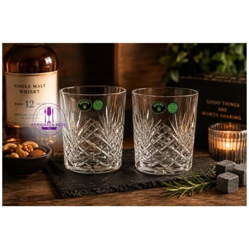 Pahare whisky Cristal Bohemia 270 ml (set 6 bucati) (20475-04315-270)