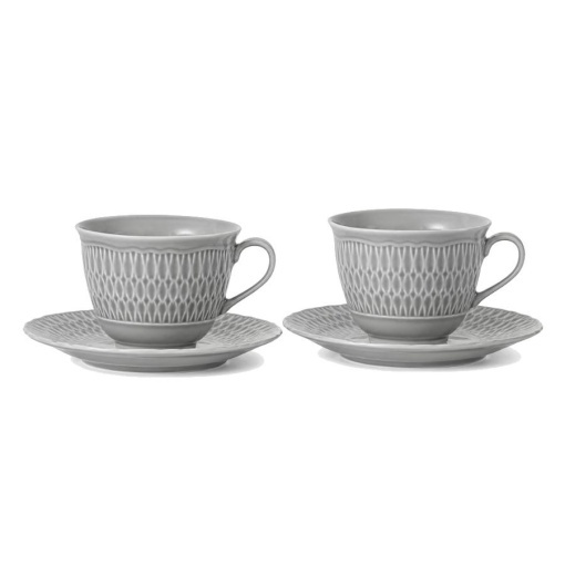 SOFIA MOONY - Serviciu de ceai/cafea portelan (6 persoane - 12 piese) (SMSCI-12)