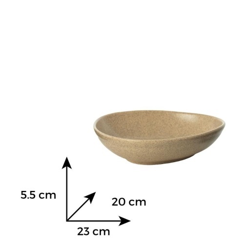TETRIS - Farfurie adanca - Bol ceramica 23 cm (TR23FB)