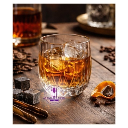 BERRY - Pahare whisky Cristal Bohemia 380 ml (set 6 bucati) (20372-24303-380)