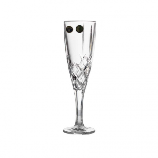 BRIXTON - Pahare sampanie Cristal Bohemia 180 ml (set 6 bucati) (10899-11038-180)