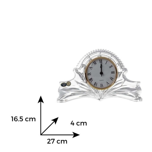 Ceas pentru semineu Cristal Bohemia 27 cm (77240-62430-270)