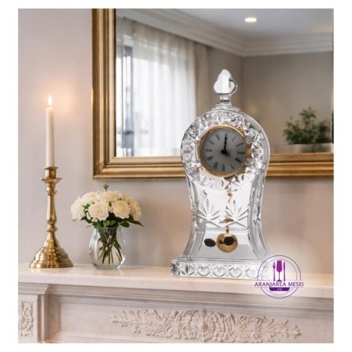 Ceas cu pendul Cristal Bohemia 30.5 cm (79413-67410-305)