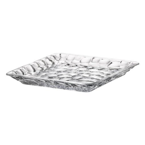 MARBLE - Platou sticla cristalina Bohemia 26 cm (6KG61-99W24-260)