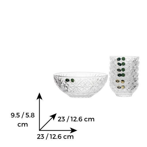 Bol Cristal Bohemia (set 7 bucati) (99999-52800-989)