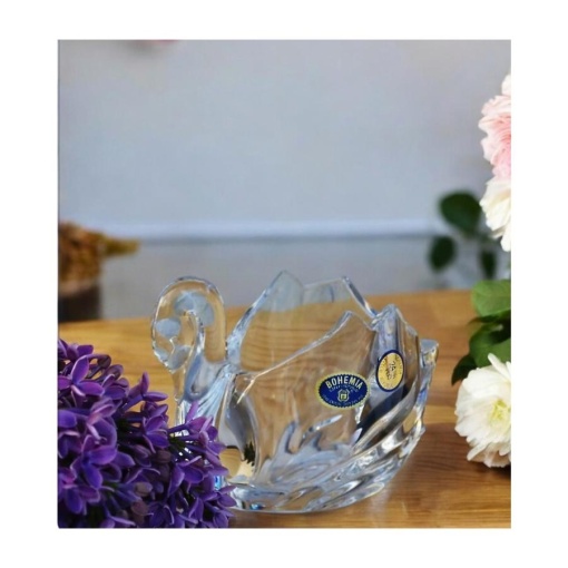Figurina cristal Bohemia "Lebada"