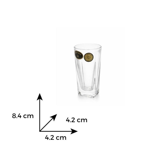 KATHRENE - Pahare tuica Cristal Bohemia 50 ml (20209-00000/-050)