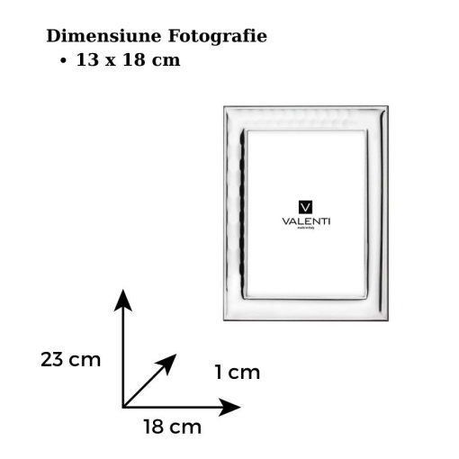 Rama foto Argint "Fagure" 13x18 cm (52148-4L)