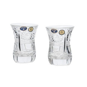 500PK Set 6 pahare cristal Bohemia ceai 120 ml