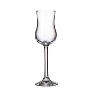 COLIBRI Set 6 pahare sticla cristalina Bohemia grappa 85 ml