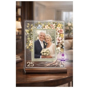 Rama Foto "Bellagio" 13x18 cm Pomul Vietii - cadou aniversare 25 Ani Casatorie Nunta de Argint